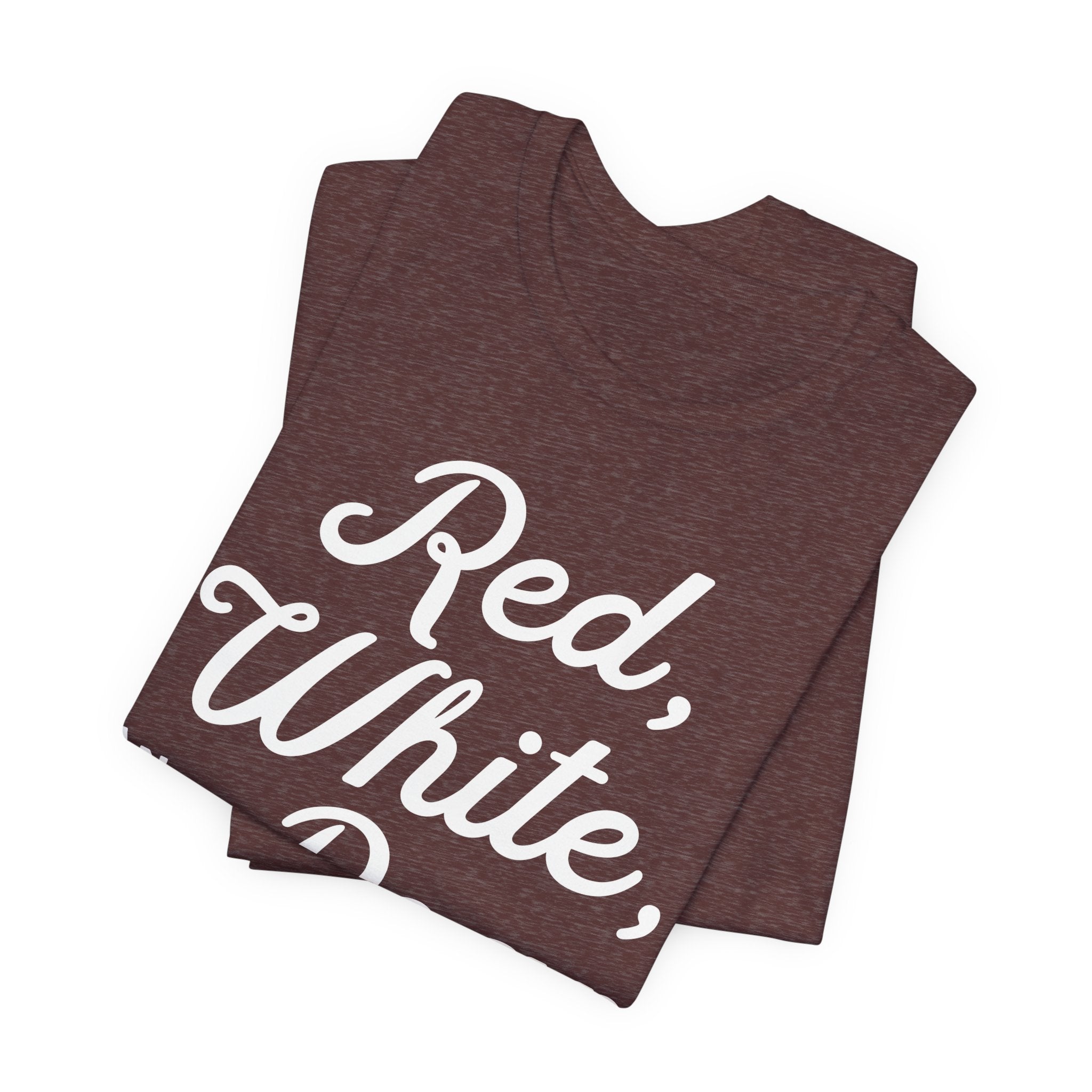 Adult Red, White, and Roan V8 Shorthorn Tee