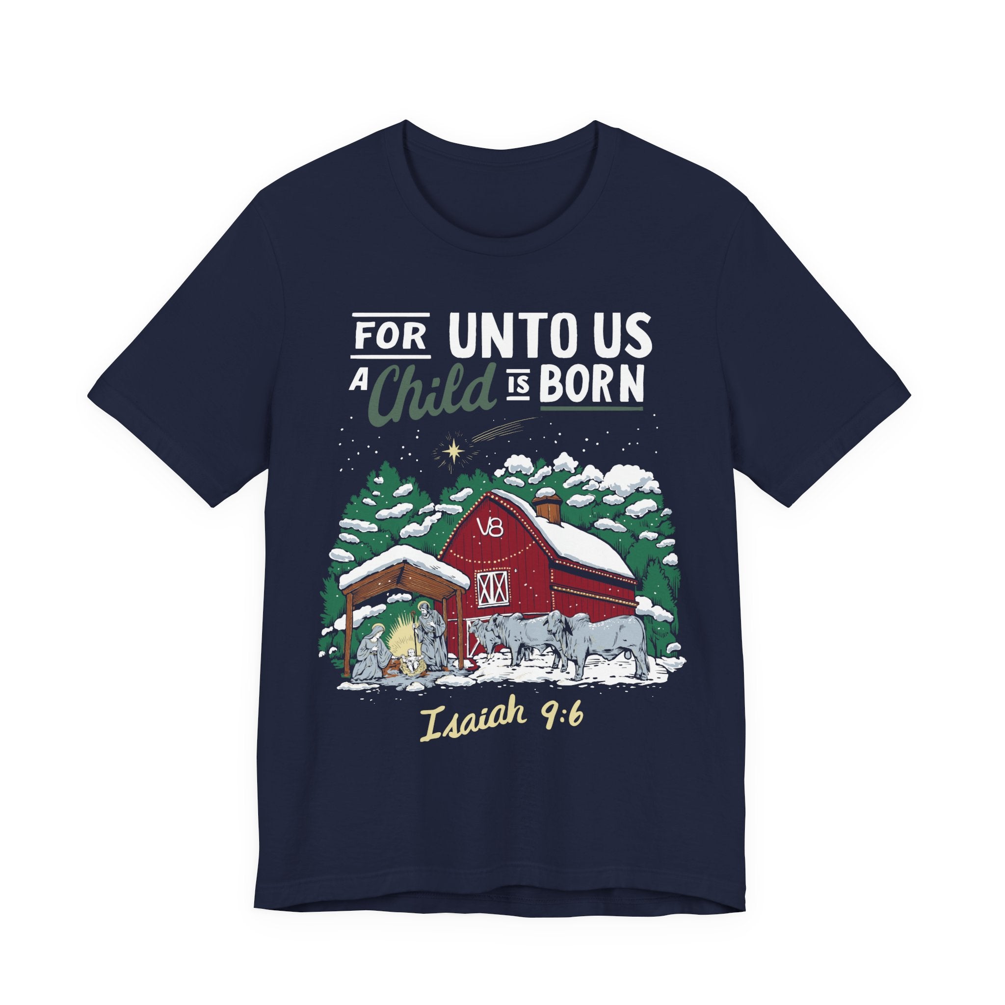 V8 Ranch Christmas Nativity Tee