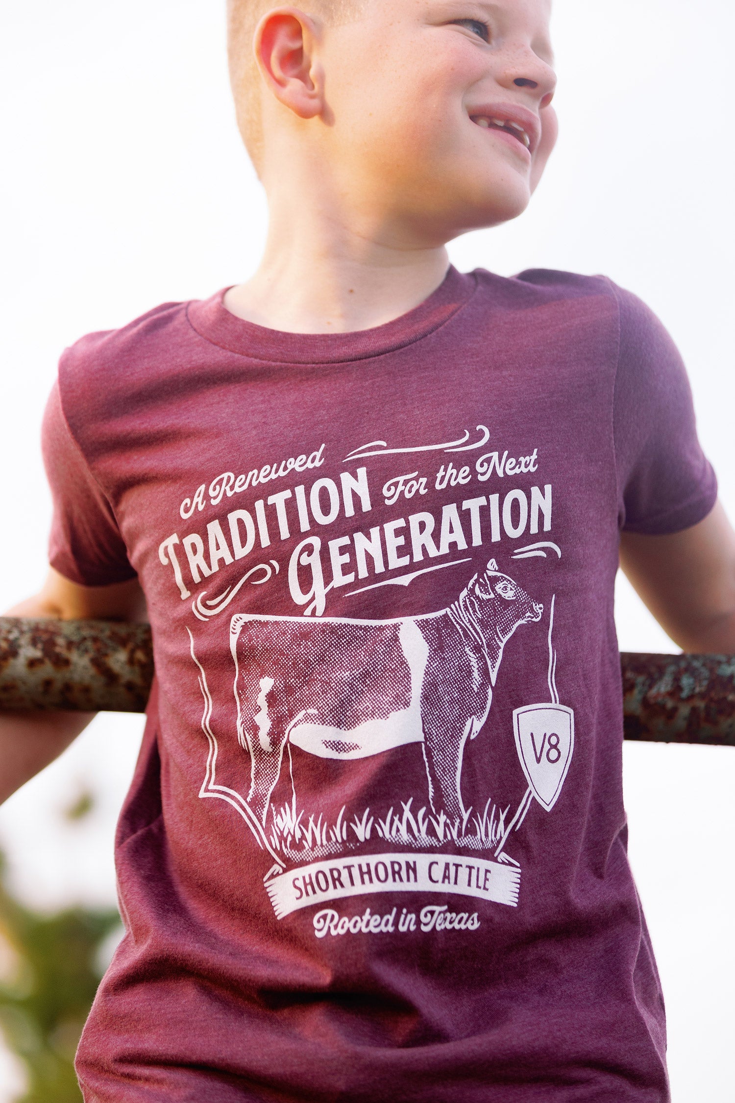 Knox's Shorthorn Cattle T-Shirt — A Renewed Tradition for the Next Generation