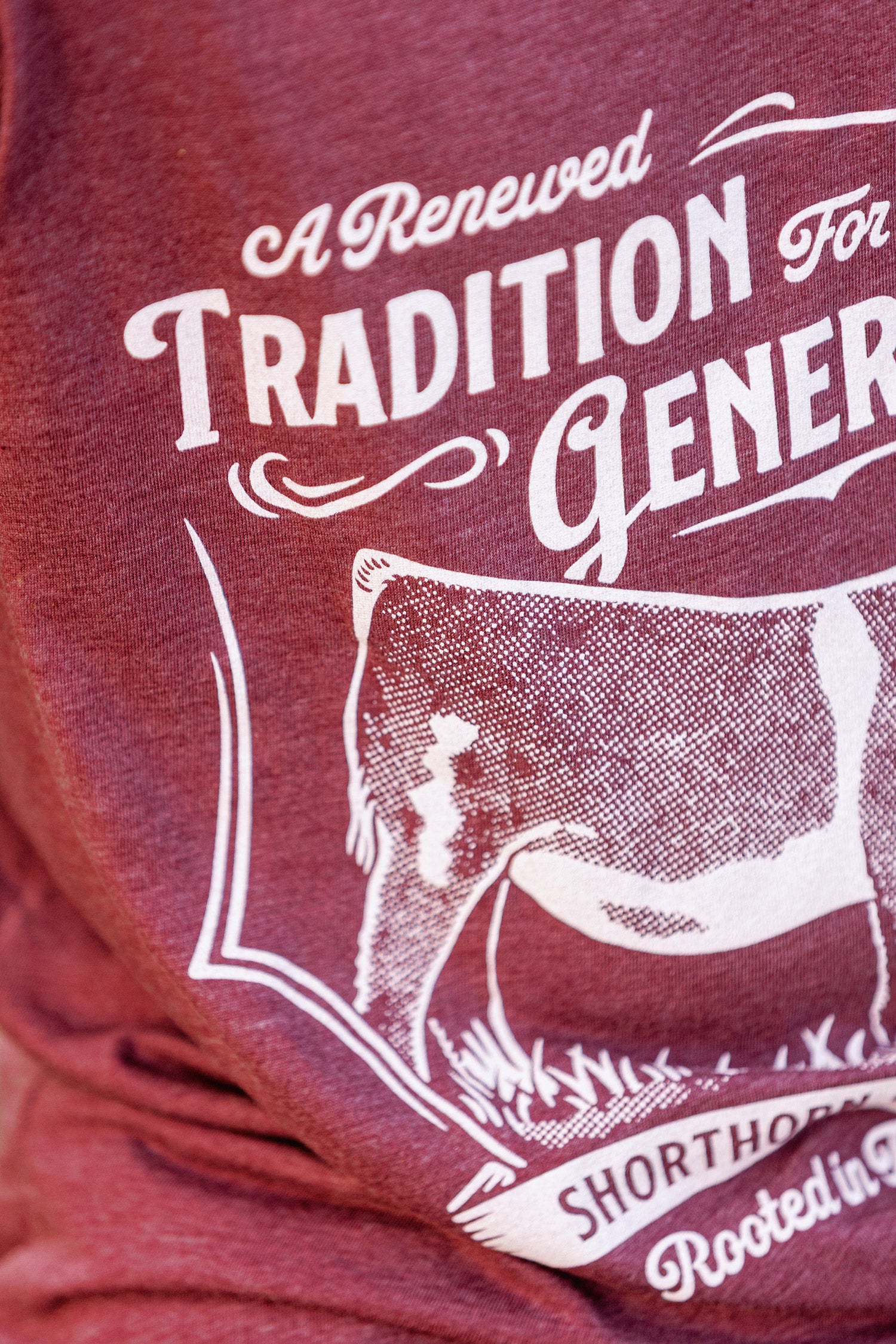 Knox's Shorthorn Cattle T-Shirt — A Renewed Tradition for the Next Generation