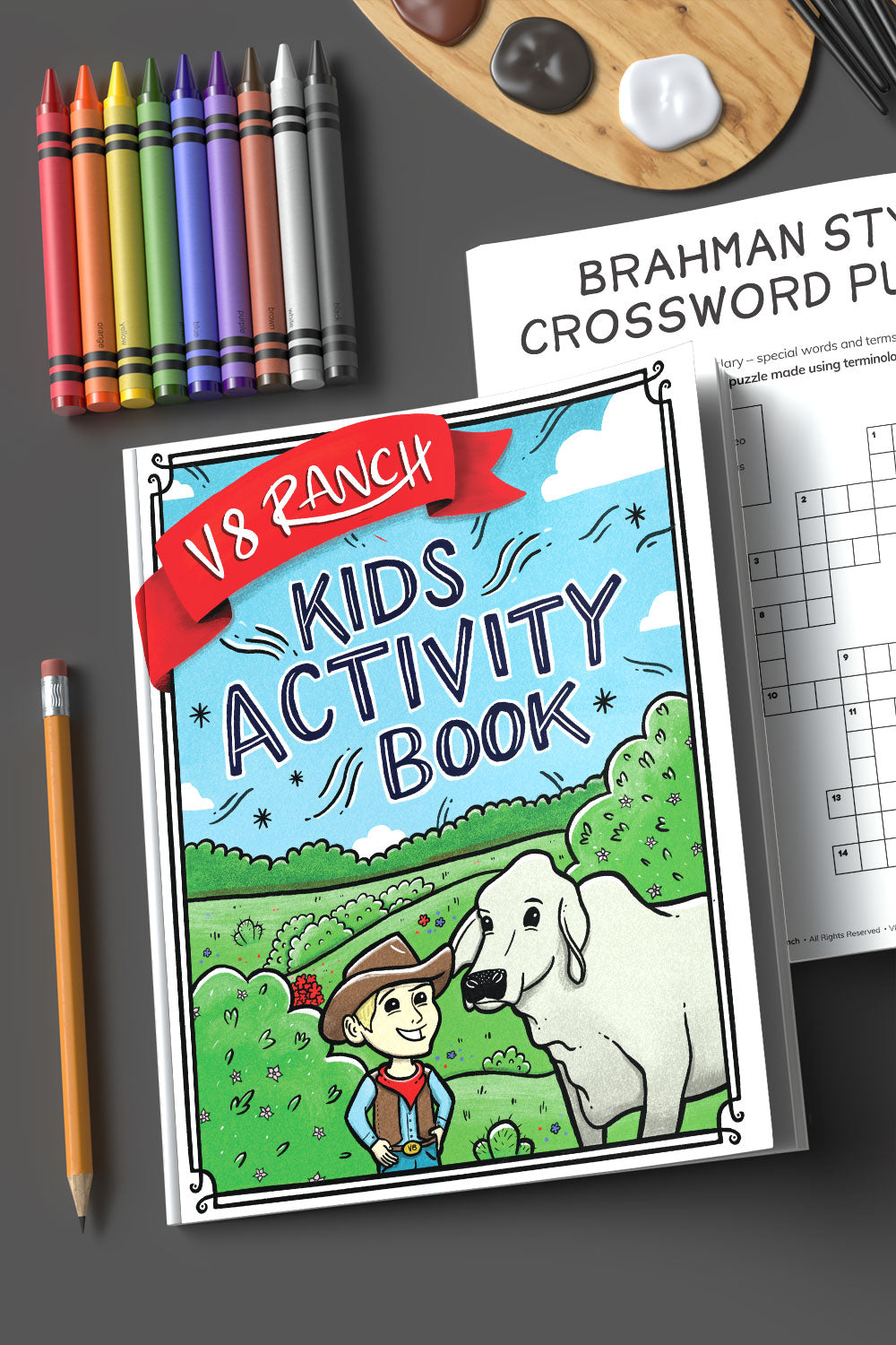 V8 Ranch Kids Activity Book