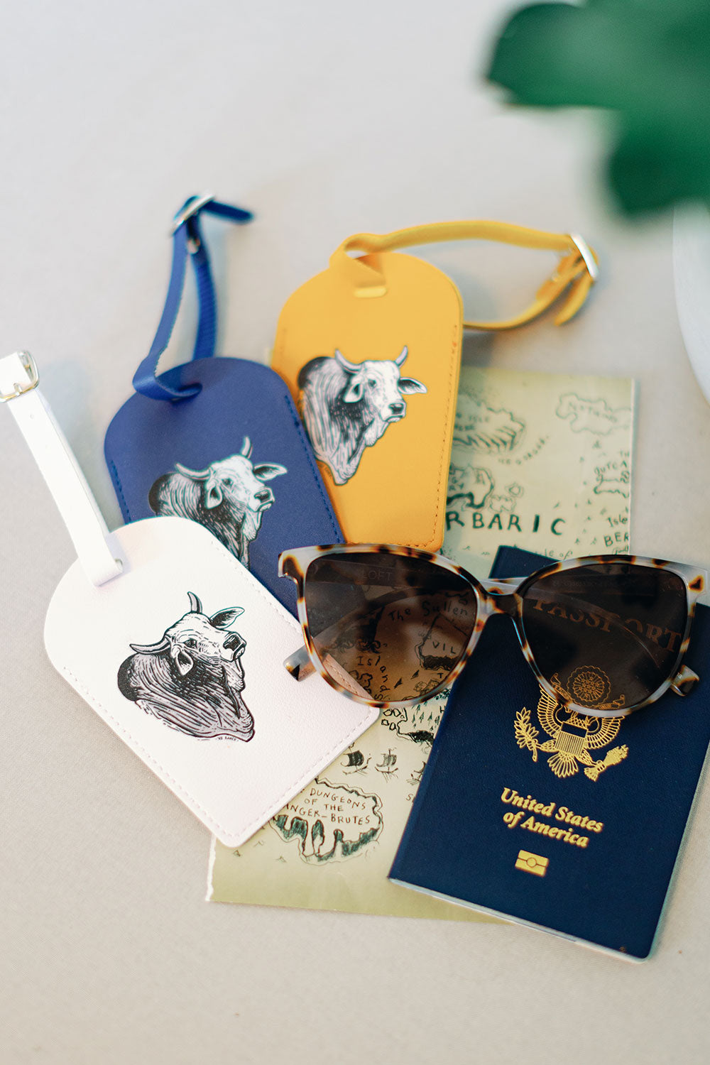 Brahman Bull Luggage Tag