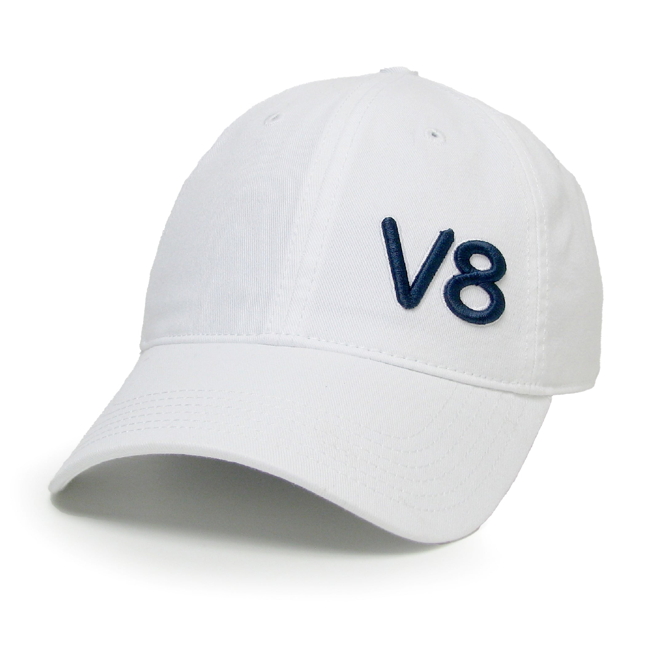V8 The Mark of Excellence White Cap