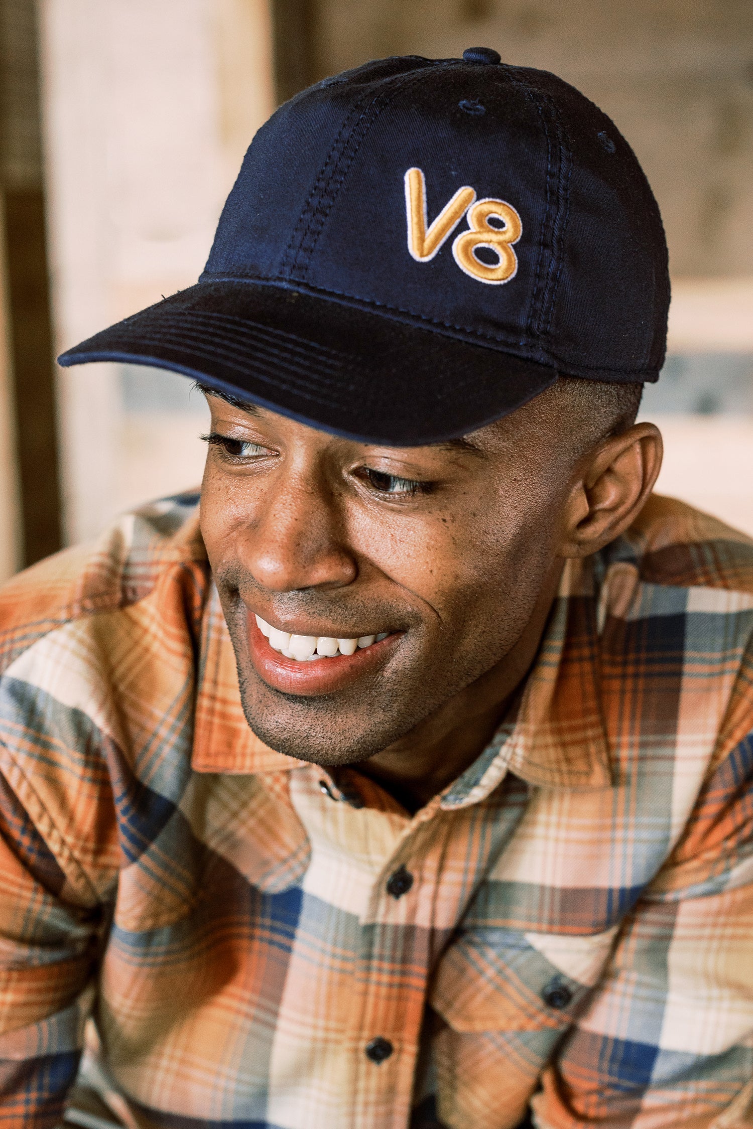 V8 The Mark of Excellence Navy Cap