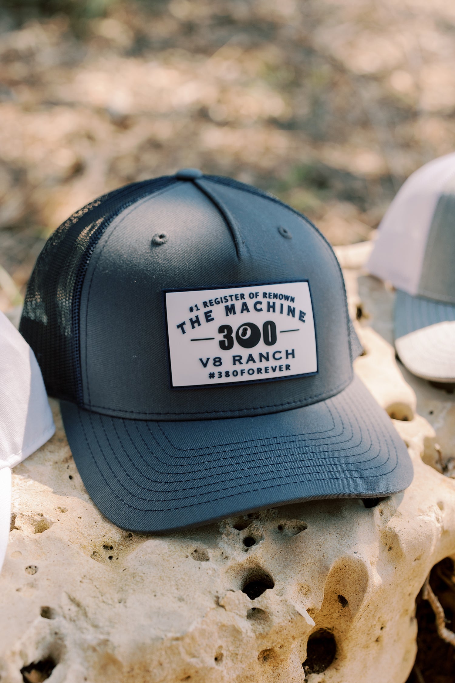 380 Forever Grey/Navy Trucker Cap