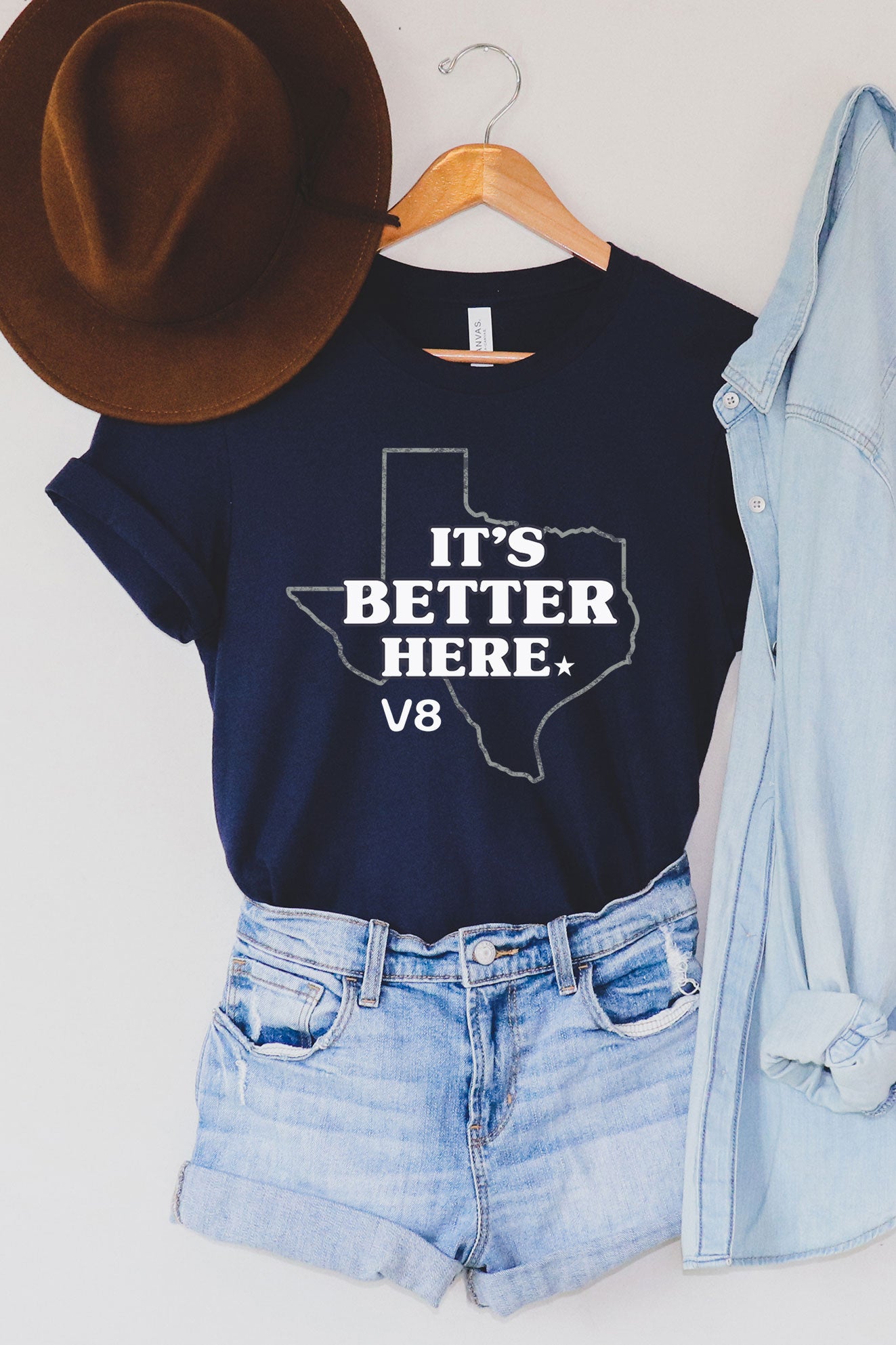 It's Better Here V8 Tee Shirt