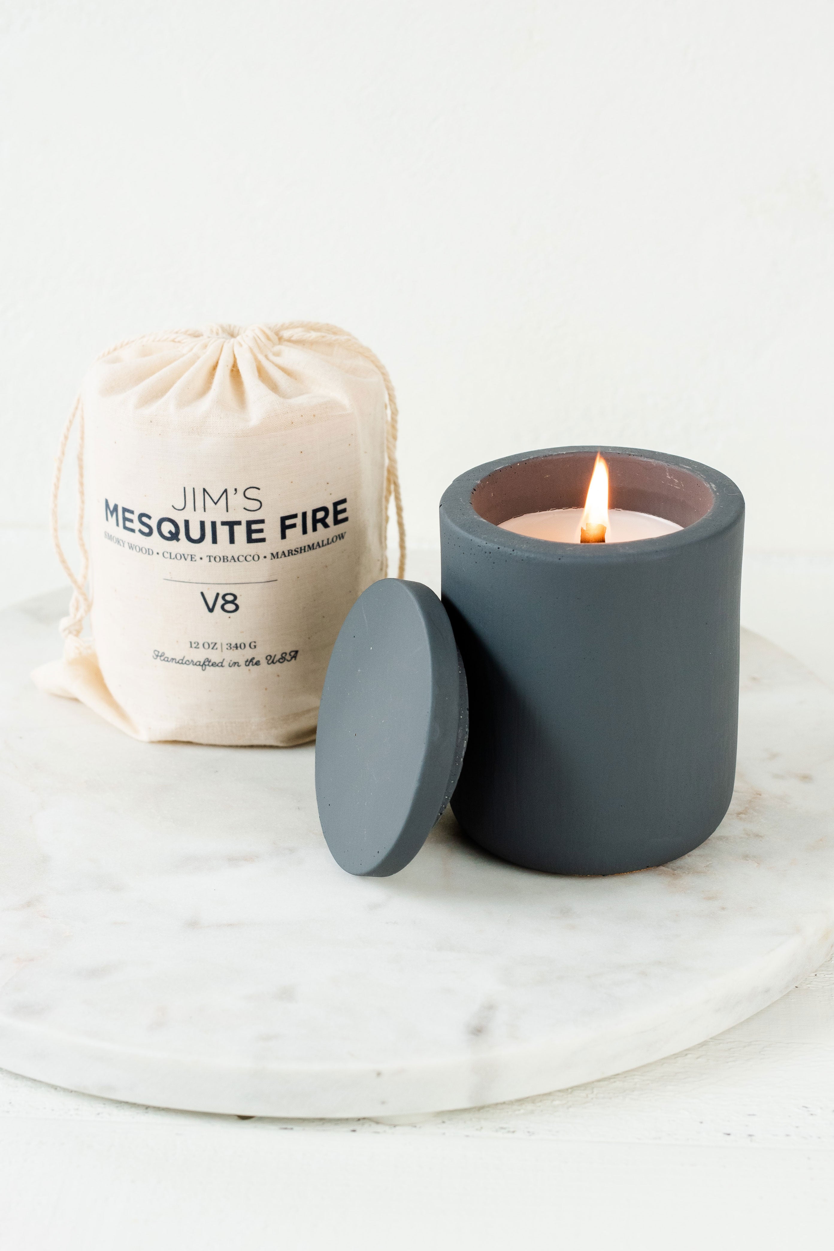 Jim's Mesquite Fire Candle