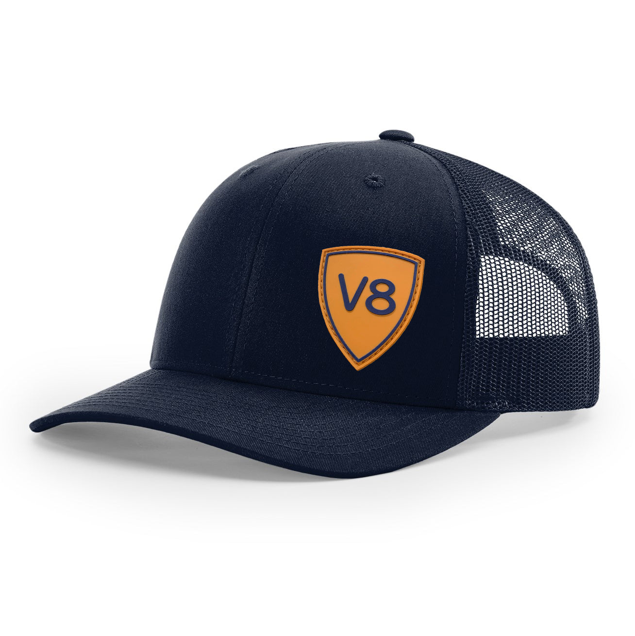 V8 Shield Navy Trucker Cap