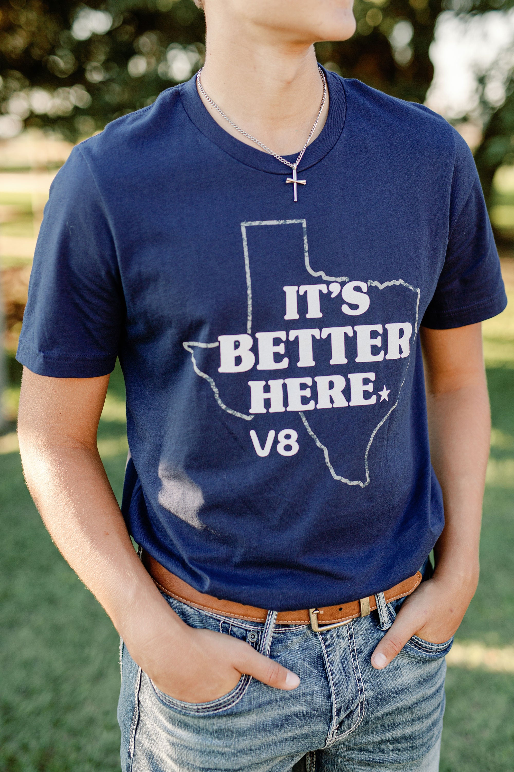 It's Better Here V8 Tee Shirt