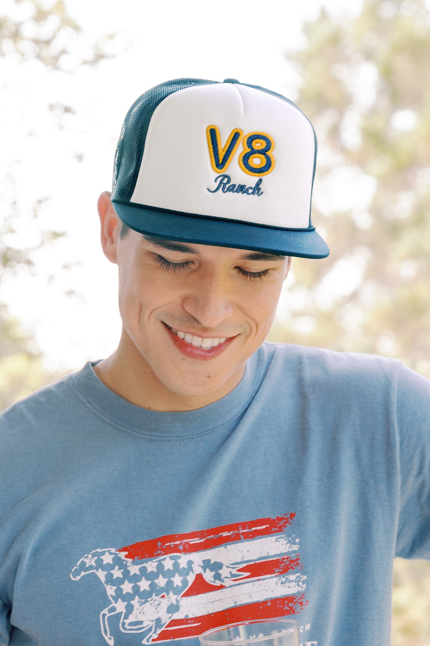 V8 Retro Foamie Trucker Cap