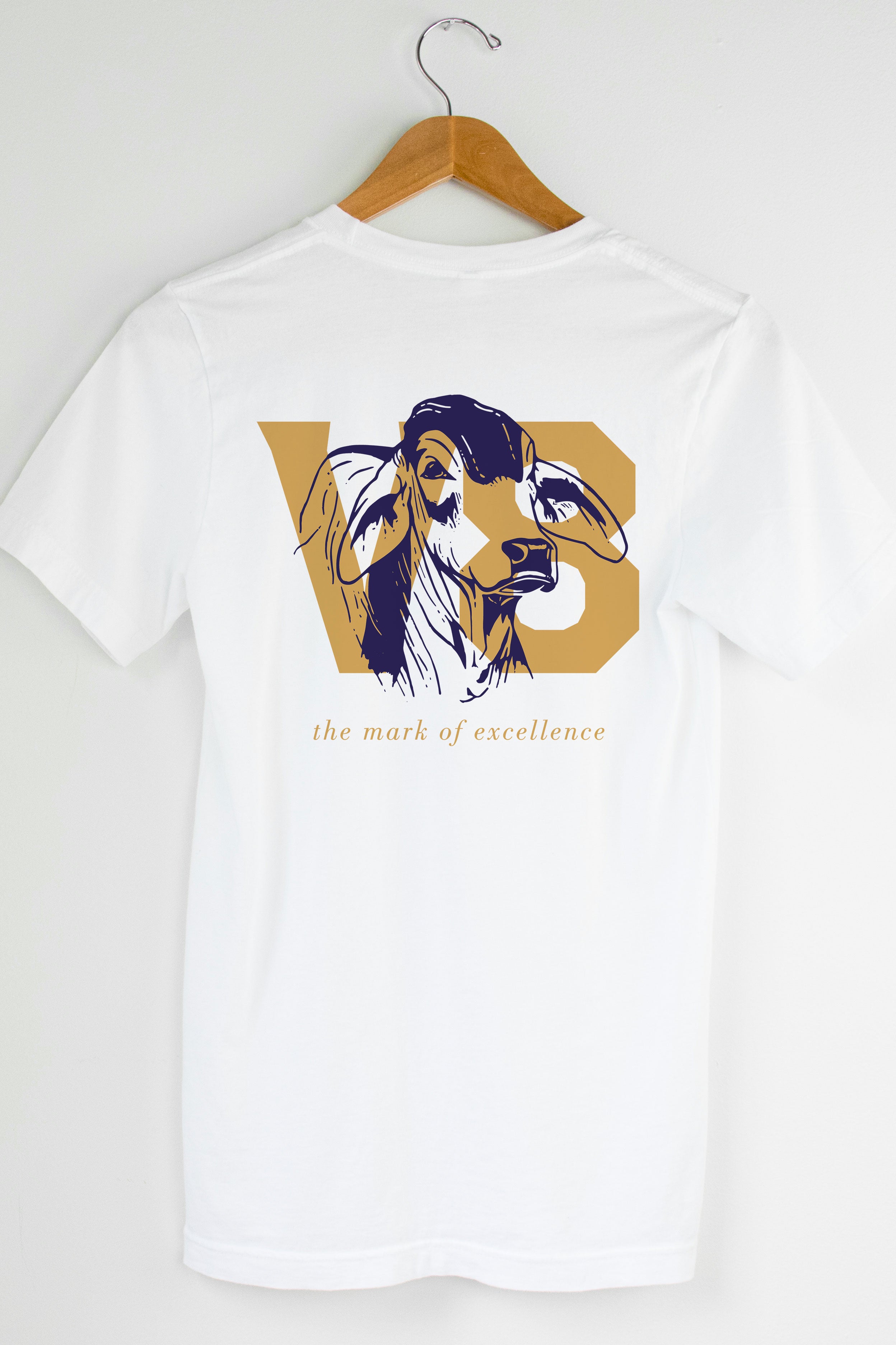 V8 Bull Head Mark of Excellence Pocket Tee