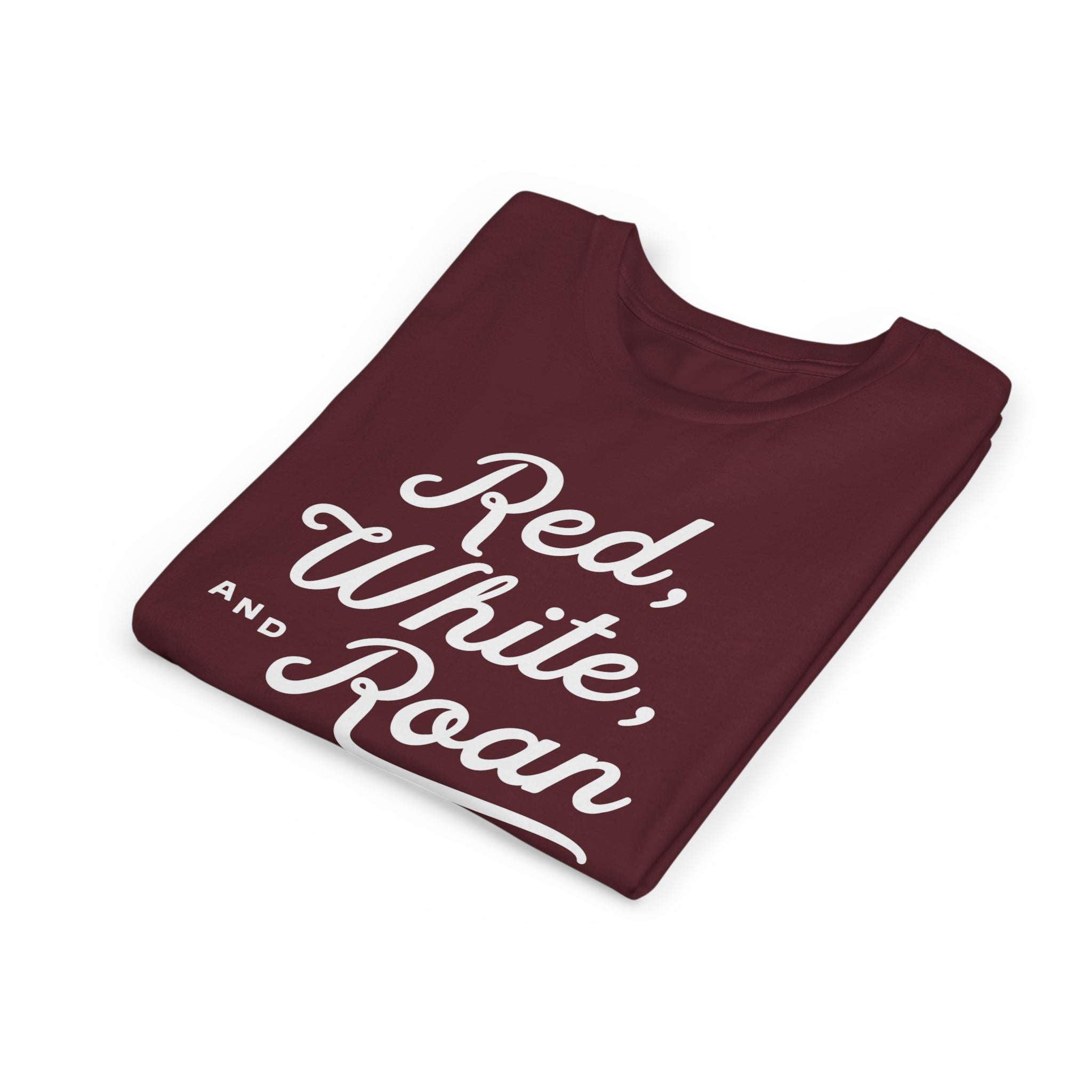 Youth Red, White, and Roan V8 Shorthorn Tee