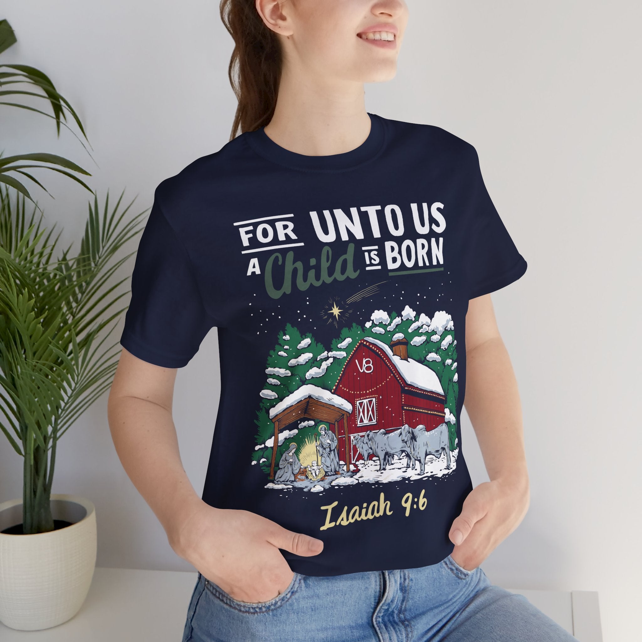 V8 Ranch Christmas Nativity Tee