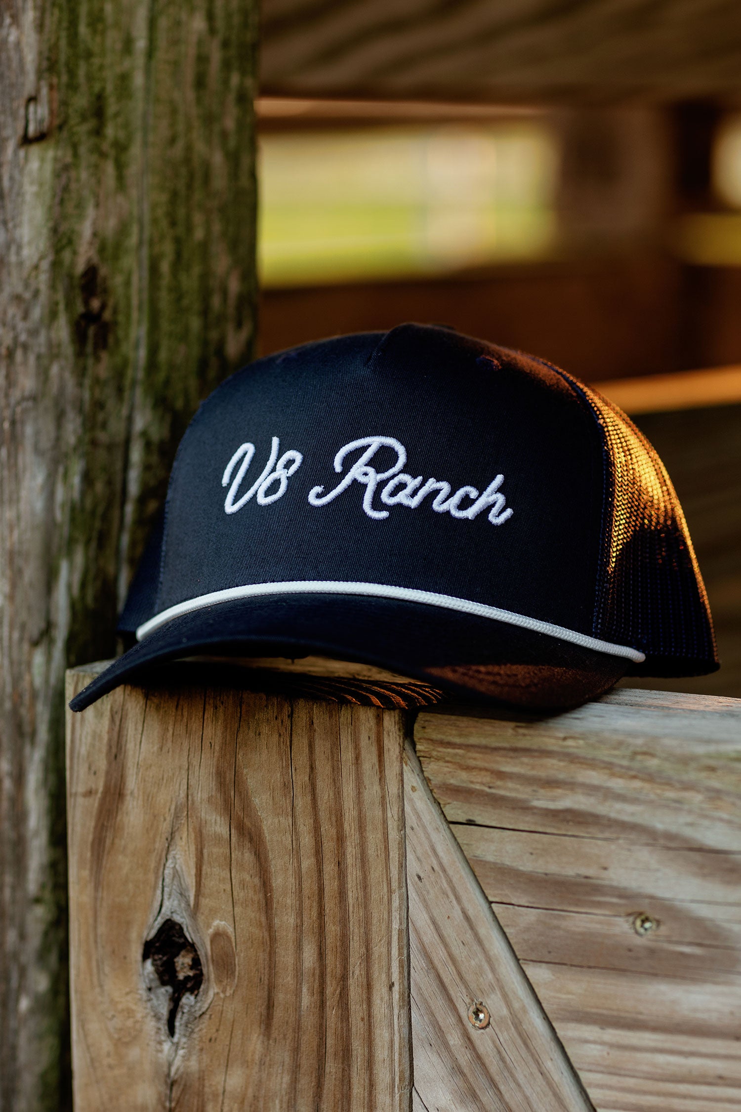 V8 Ranch Script Cap