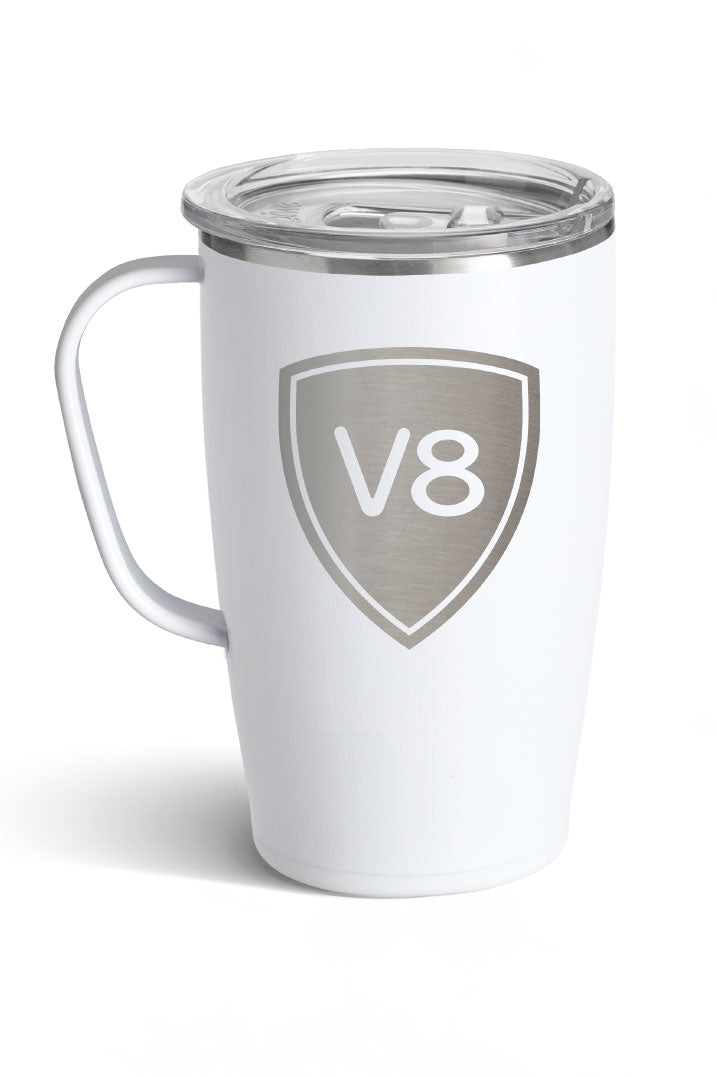 V8 Shield Swig Travel Mug