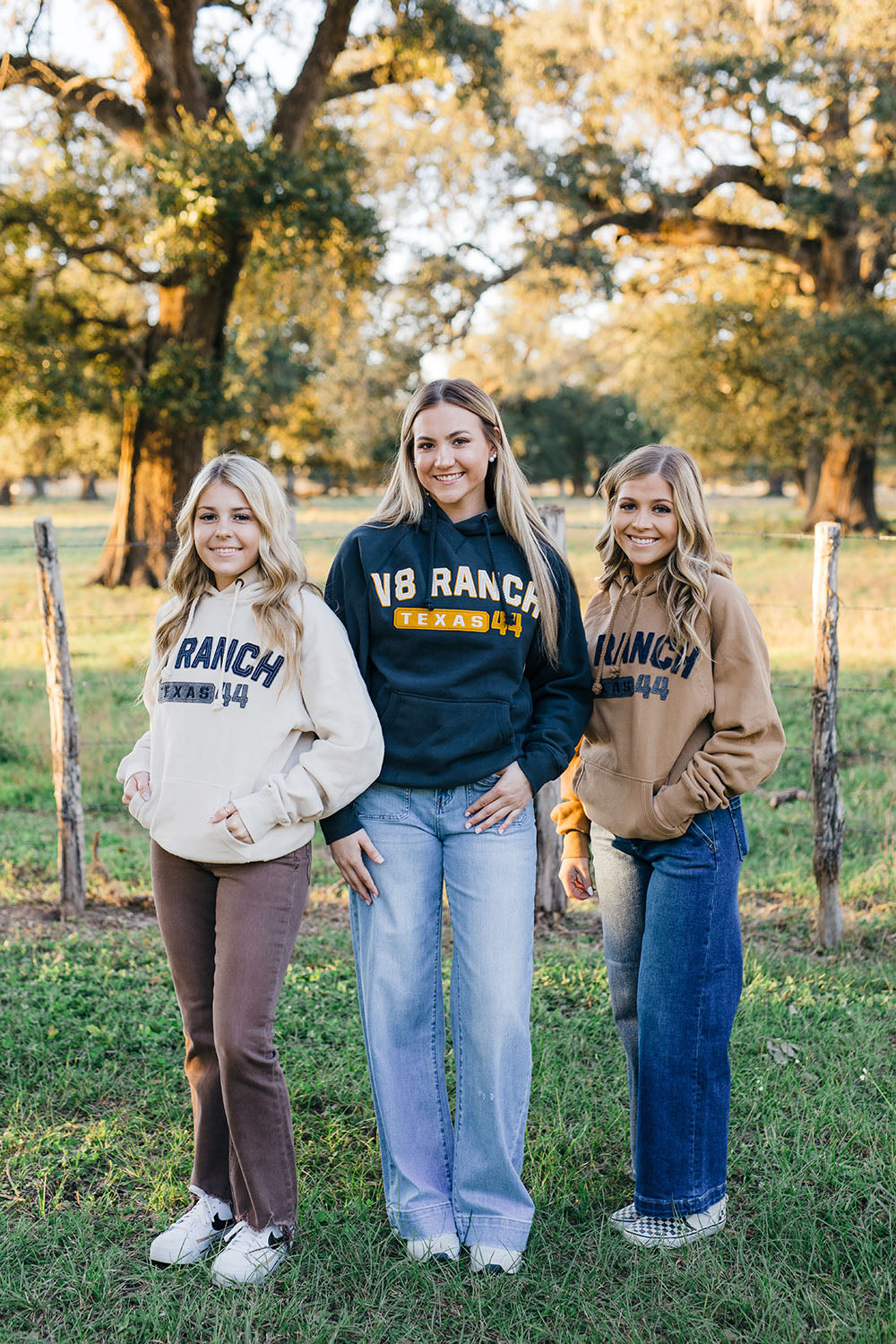 V8 Ranch Texas 1944 Vintage Hoodie