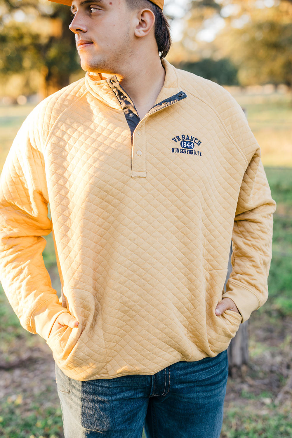 V8 Ranch 1944 Quilted Pullover