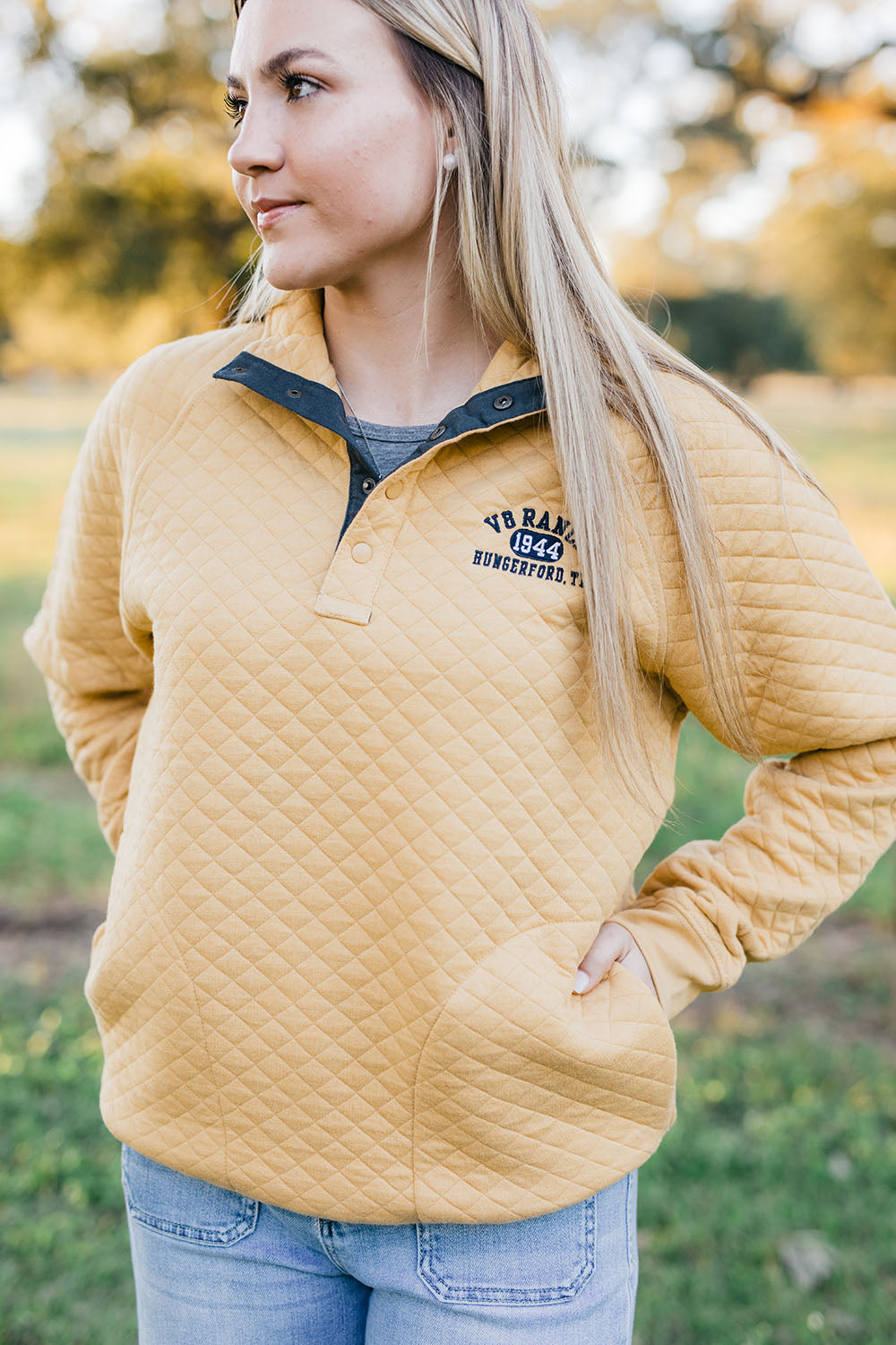 V8 Ranch 1944 Quilted Pullover