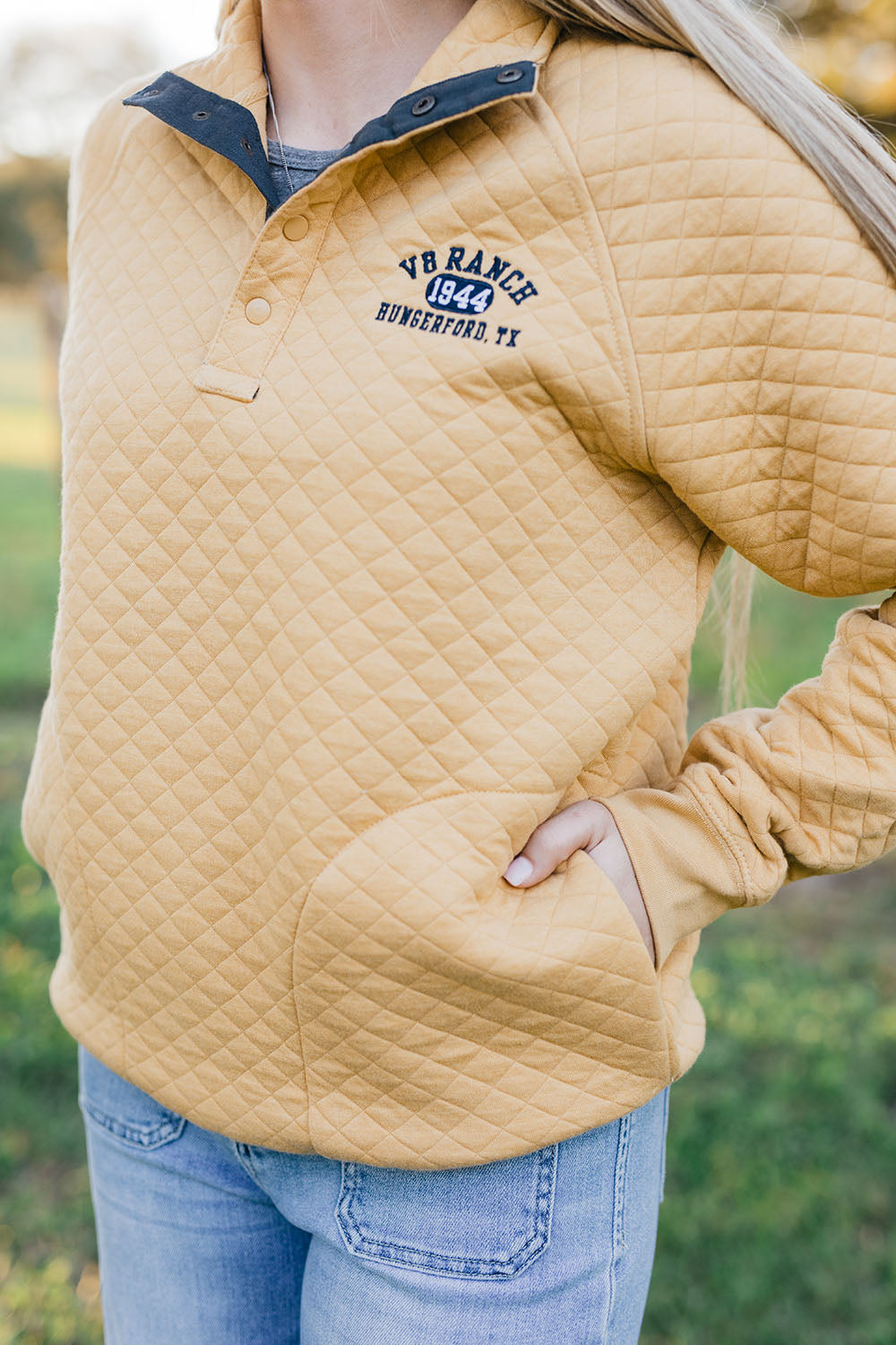 V8 Ranch 1944 Quilted Pullover