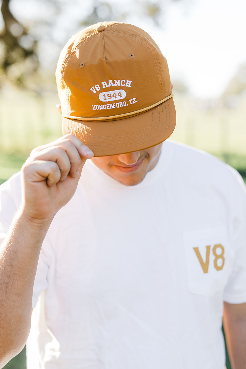 V8 Ranch 1944 Mustard Rope Cap