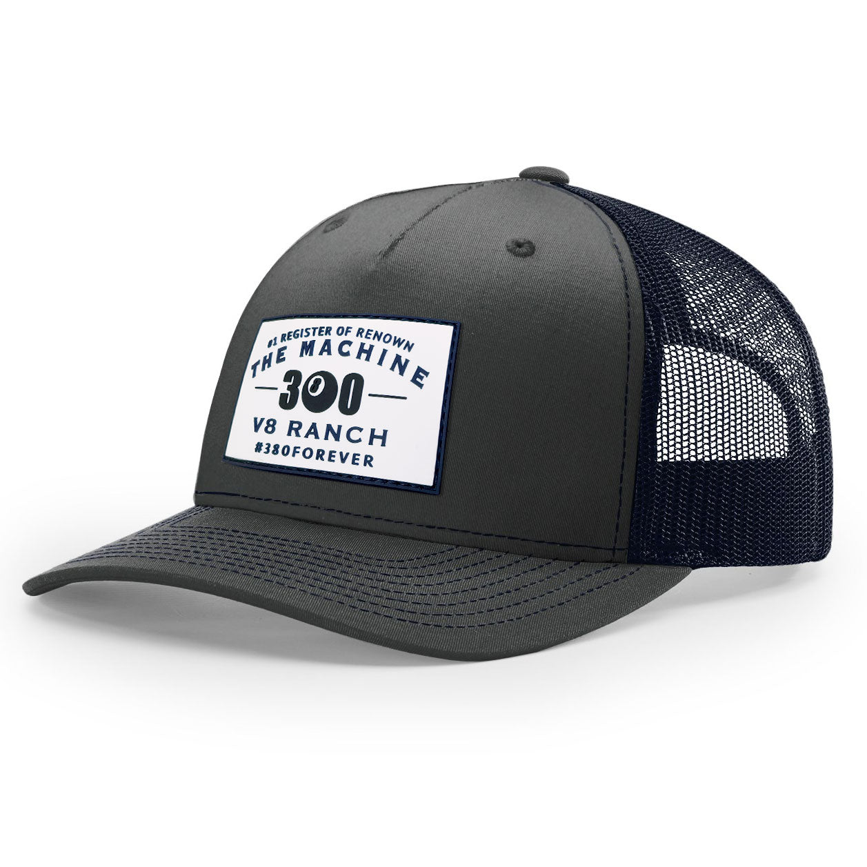 380 Forever Grey/Navy Trucker Cap
