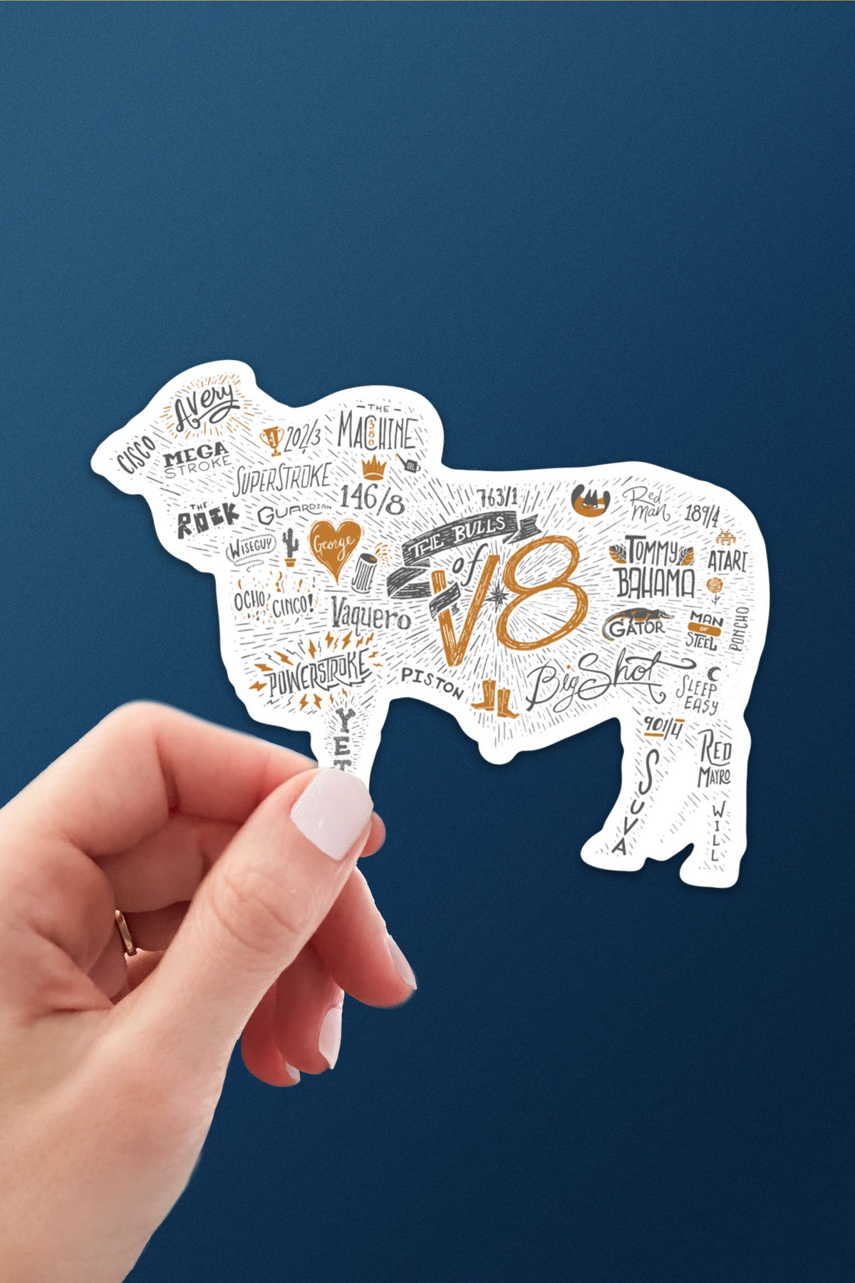 Vinyl Stickers by V8 Ranch