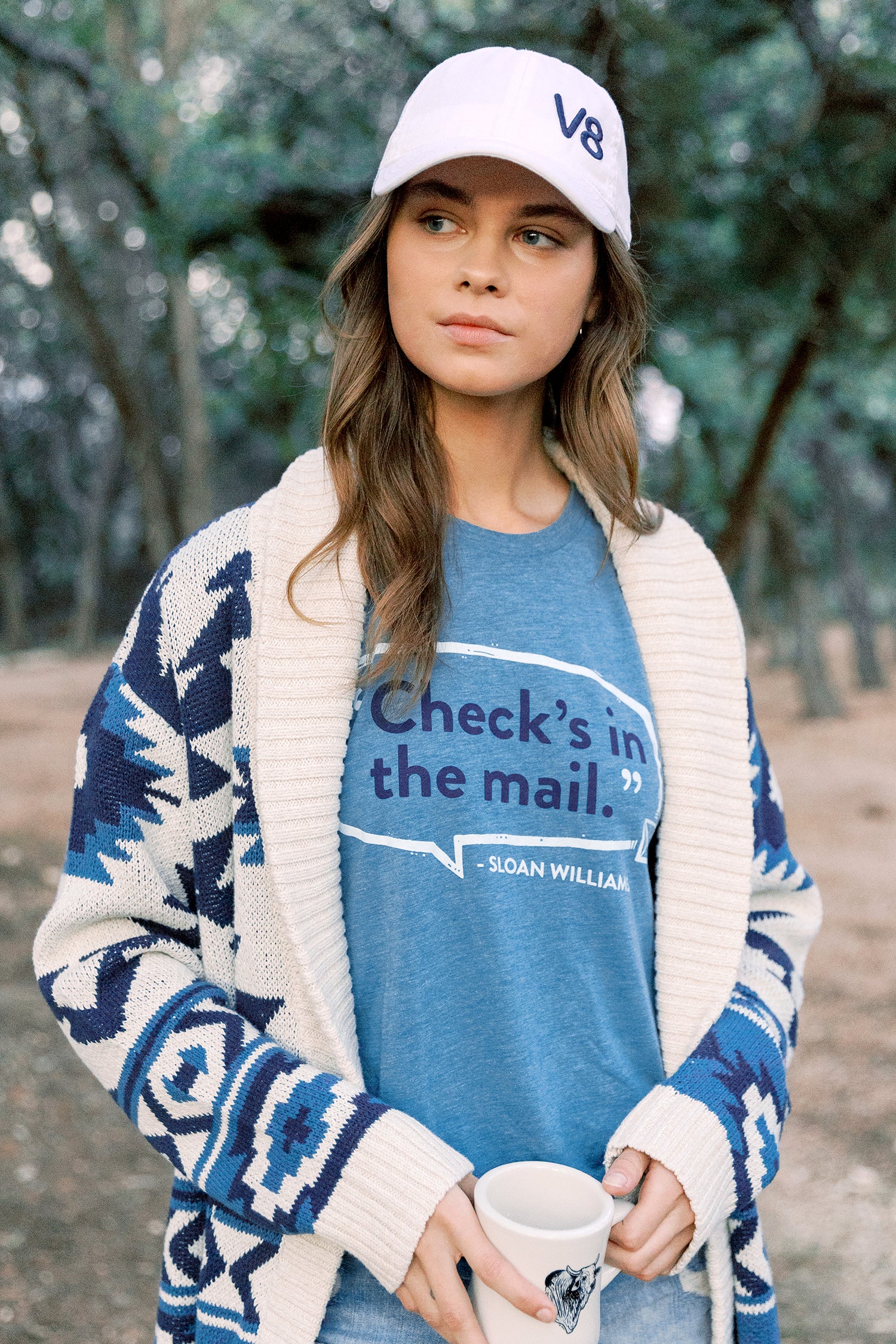 "Check's In The Mail" Sloan Williams Collection V8 Tee