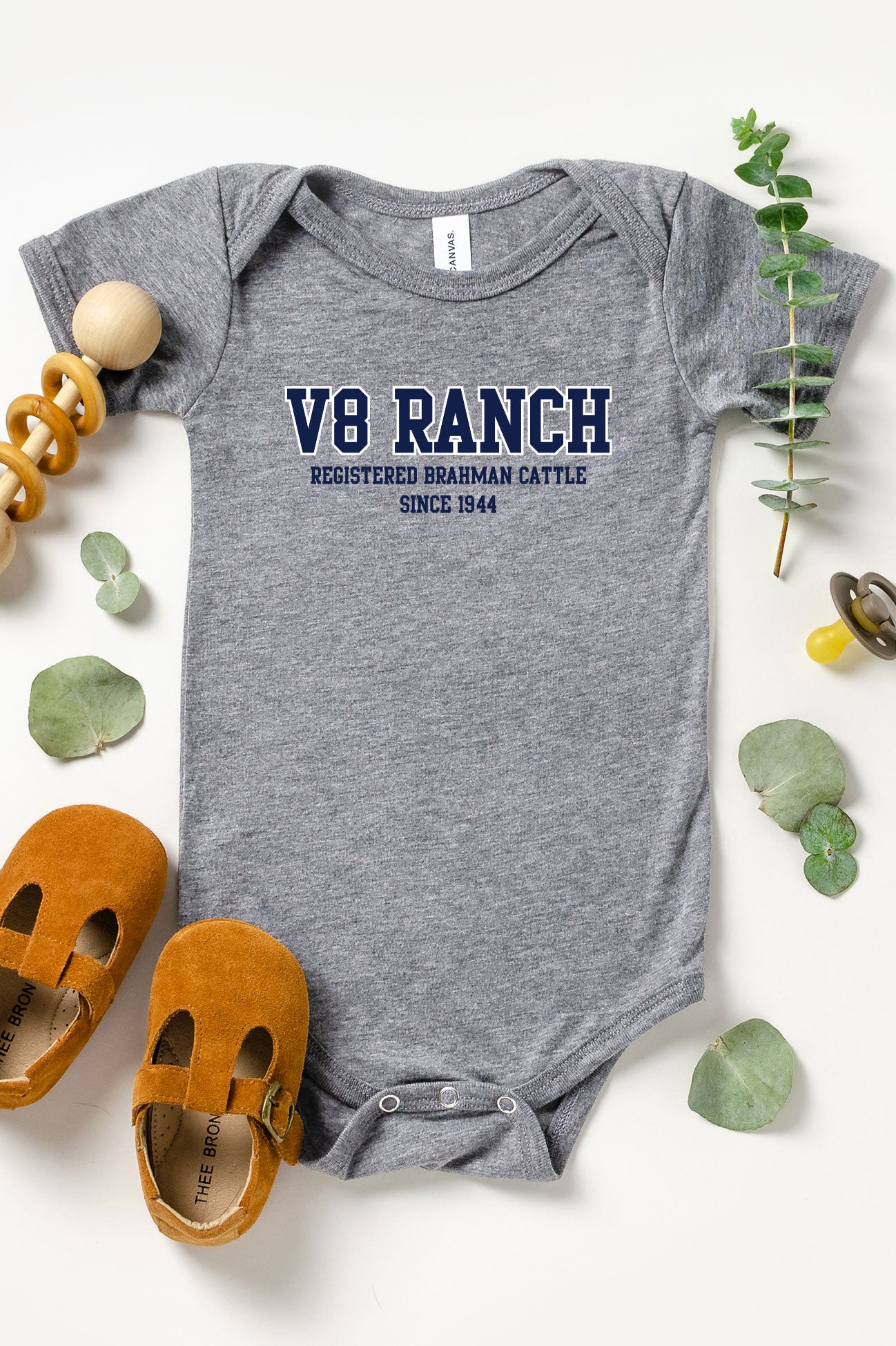 V8 Ranch Infant Onesie